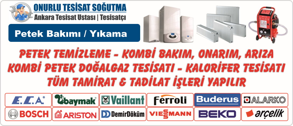 ankara kombi petek bakımı yıkama